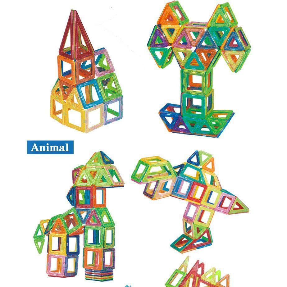 3D Magnetic Building Blocks - Set-by-Toys Suited