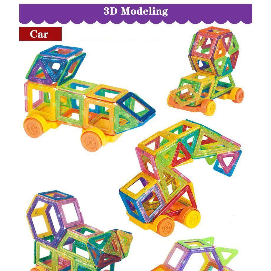 3D Magnetic Building Blocks - Set-by-Toys Suited