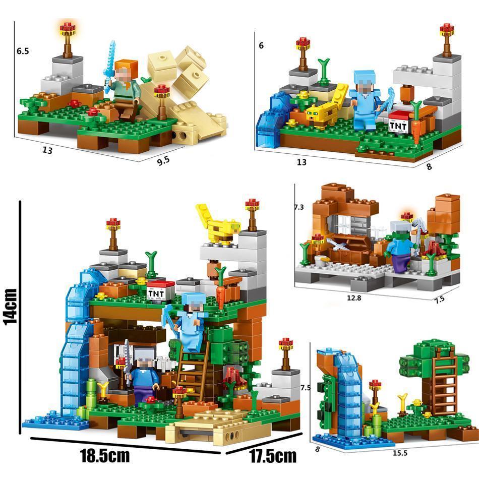 4 in 1 Kids World Legend City Building Toys - 378 Pcs-by-Toys Suited