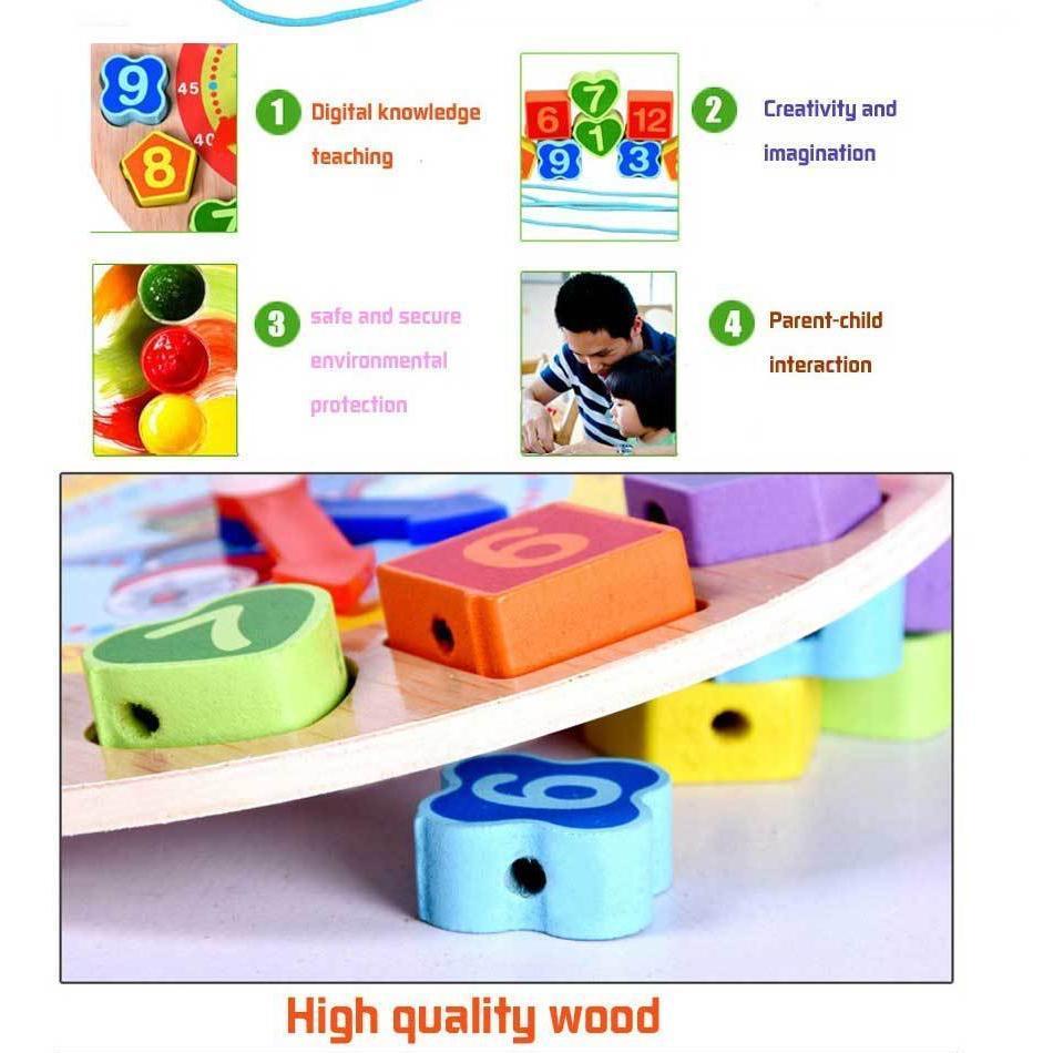 Cartoon Animal Clock Puzzle-by-Toys Suited