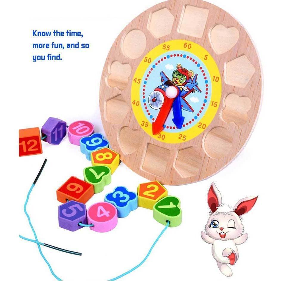 Cartoon Animal Clock Puzzle-by-Toys Suited