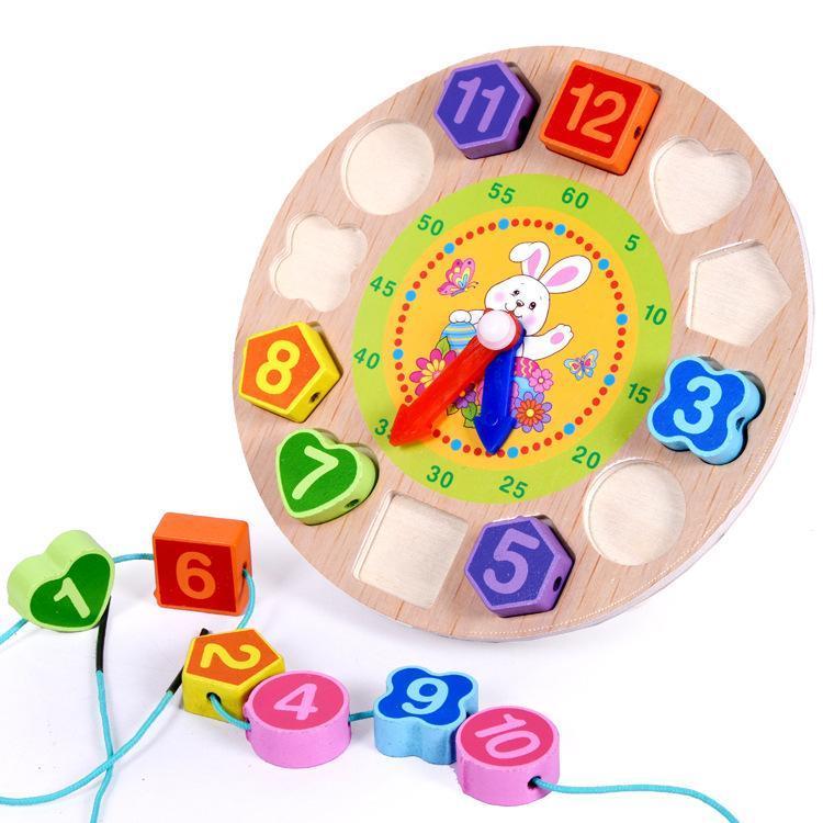 Cartoon Animal Clock Puzzle-by-Toys Suited