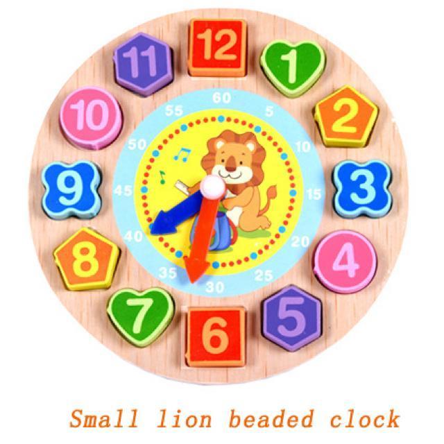 Cartoon Animal Clock Puzzle-Lion-by-Toys Suited