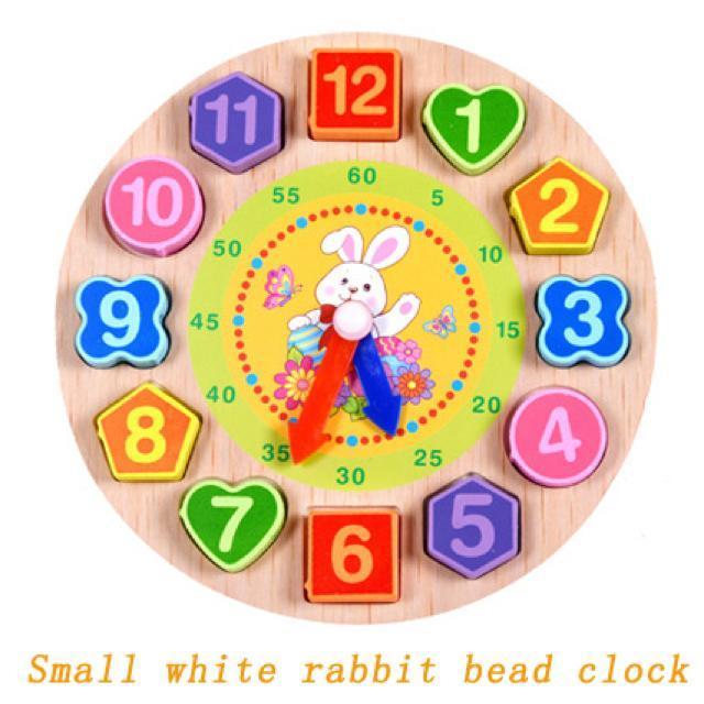 Cartoon Animal Clock Puzzle-Rabbit-by-Toys Suited