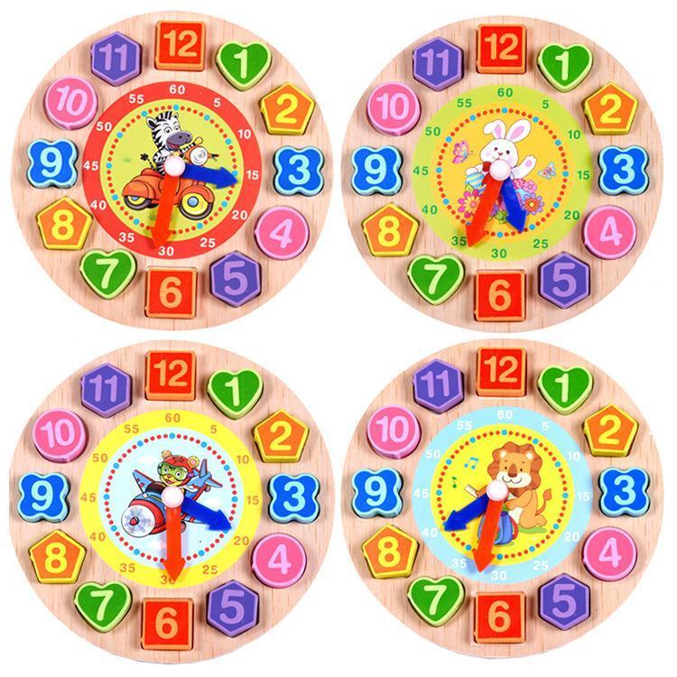 Cartoon Animal Clock Puzzle-by-Toys Suited