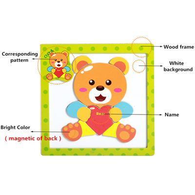 Cartoon Magnetic Puzzles for Toddlers-by-Toys Suited