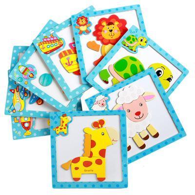 Cartoon Magnetic Puzzles for Toddlers-by-Toys Suited
