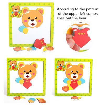Cartoon Magnetic Puzzles for Toddlers-by-Toys Suited