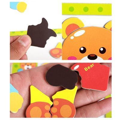 Cartoon Magnetic Puzzles for Toddlers-by-Toys Suited