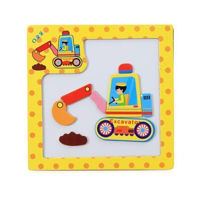 Cartoon Magnetic Puzzles for Toddlers-excavator-by-Toys Suited