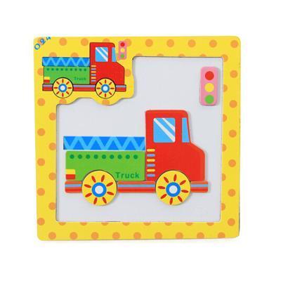 Cartoon Magnetic Puzzles for Toddlers-truck-by-Toys Suited