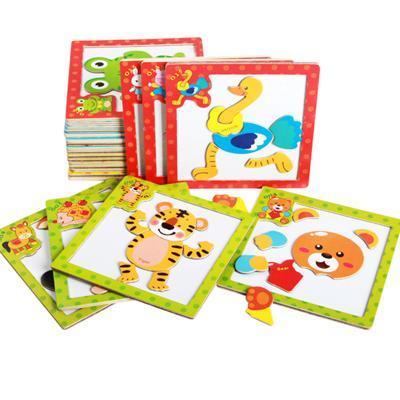 Cartoon Magnetic Puzzles for Toddlers-by-Toys Suited