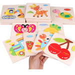 Cartoon Matching Shape Puzzle-by-Toys Suited