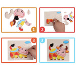 Cartoon Matching Shape Puzzle-by-Toys Suited