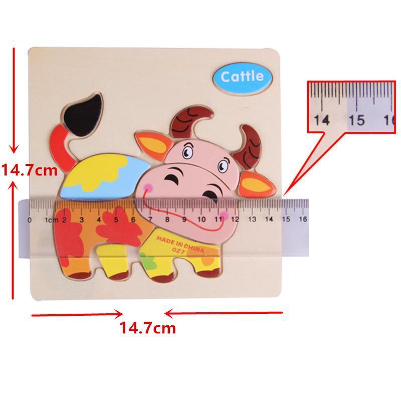 Cartoon Matching Shape Puzzle-by-Toys Suited