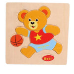 Cartoon Matching Shape Puzzle-Bear-by-Toys Suited