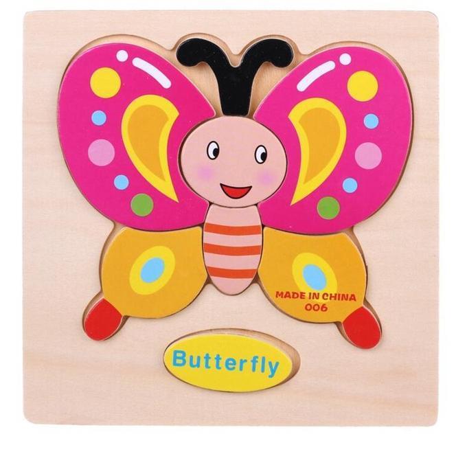 Cartoon Matching Shape Puzzle-Butterfly-by-Toys Suited