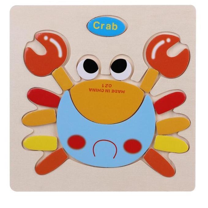 Cartoon Matching Shape Puzzle-Crab-by-Toys Suited