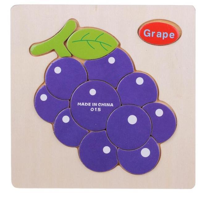 Cartoon Matching Shape Puzzle-Grape-by-Toys Suited