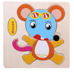 Cartoon Matching Shape Puzzle-Mouse-by-Toys Suited