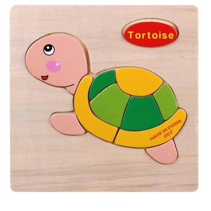 Cartoon Matching Shape Puzzle-Tortoise-by-Toys Suited