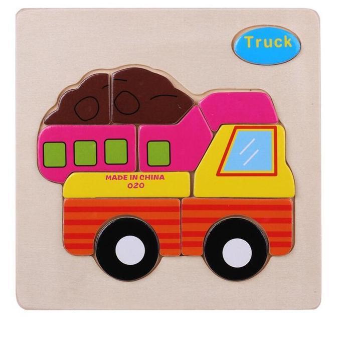 Cartoon Matching Shape Puzzle-Truck-by-Toys Suited