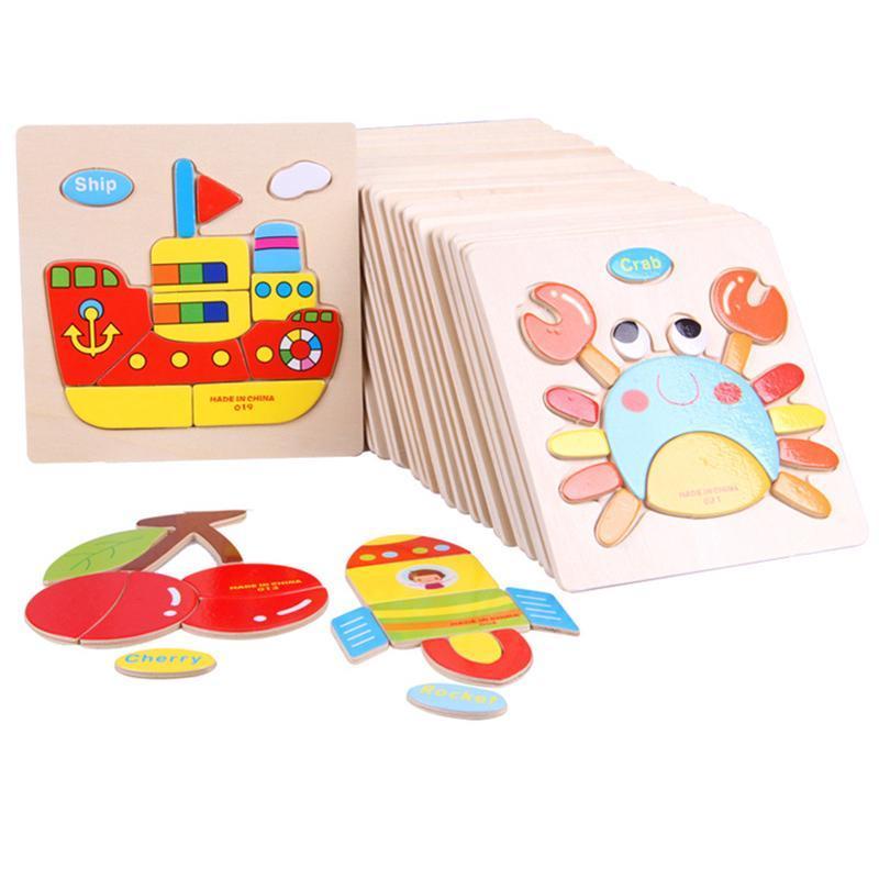 Cartoon Matching Shape Puzzle-by-Toys Suited