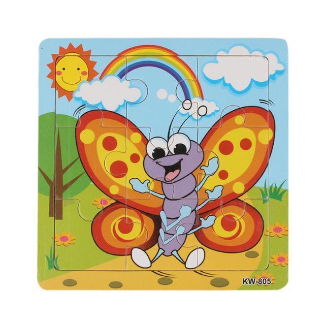 Cartoon Piece Jigsaw Puzzle-Butterfly-by-Toys Suited