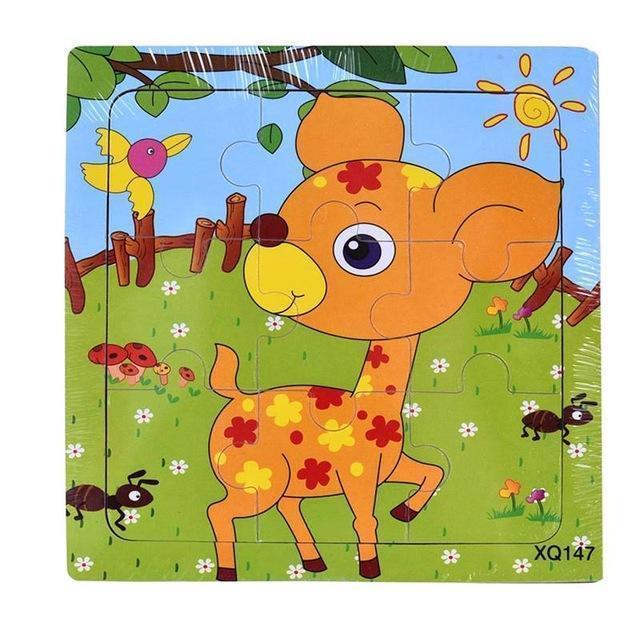 Cartoon Piece Jigsaw Puzzle-Deer-by-Toys Suited
