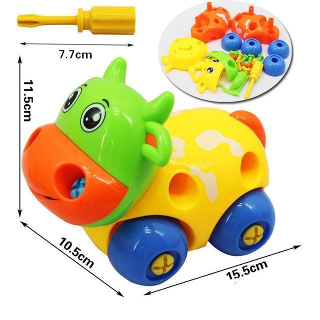 Children Vehicle Mechanical Toys-Cow-by-Toys Suited