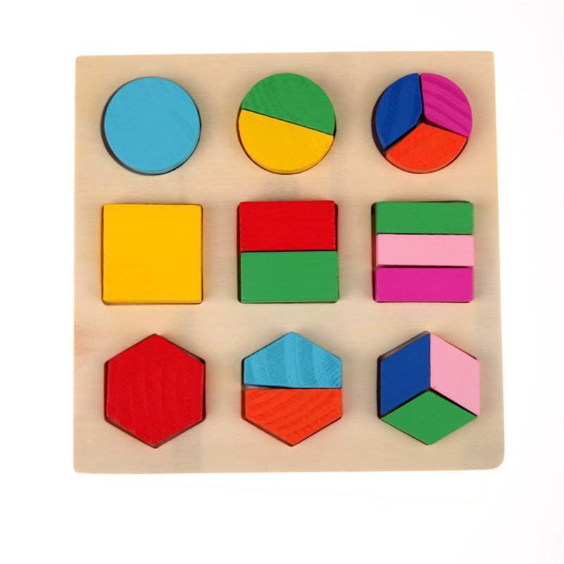 Colorful Wooden Shape Puzzle-Level 2-by-Toys Suited
