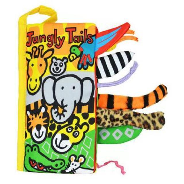 Fascinate Tails Books For Babies-jungly tails-by-Toys Suited