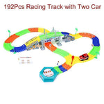 Kids Car Racing Track-192pcs 2 Car-by-Toys Suited