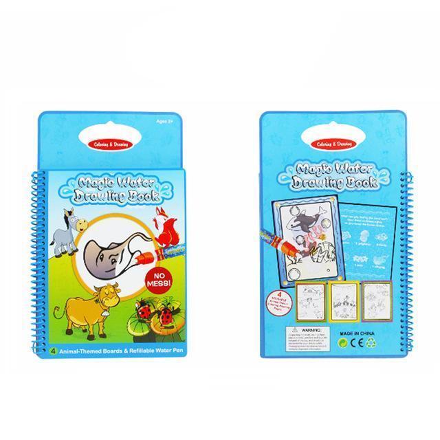 Magic Water Pen Drawing & Coloring Book-Animal-by-Toys Suited