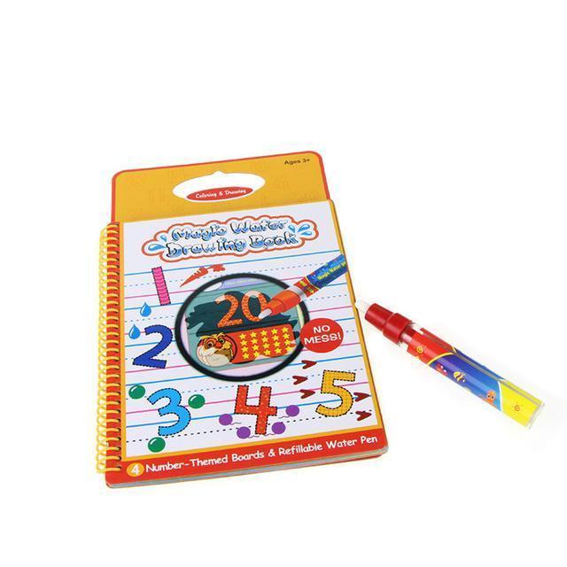 Magic Water Pen Drawing & Coloring Book-Calculation-by-Toys Suited