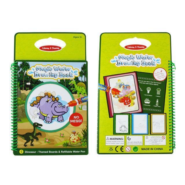 Magic Water Pen Drawing & Coloring Book-Dinosaur-by-Toys Suited
