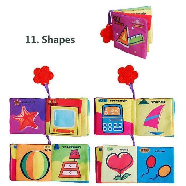 Personalized Education Cloth Books For Babies-Shapes-by-Toys Suited
