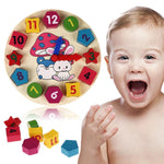 Shape Wooden Clock Puzzle-by-Toys Suited