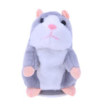 Talking Hamster Toy Gray by Toys Suited