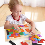 Tetris Wooden Puzzle Toys by Toys Suited