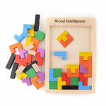 Tetris Wooden Puzzle Toys by Toys Suited