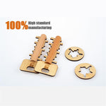 Wooden Brain Teaser Puzzle-by-Toys Suited
