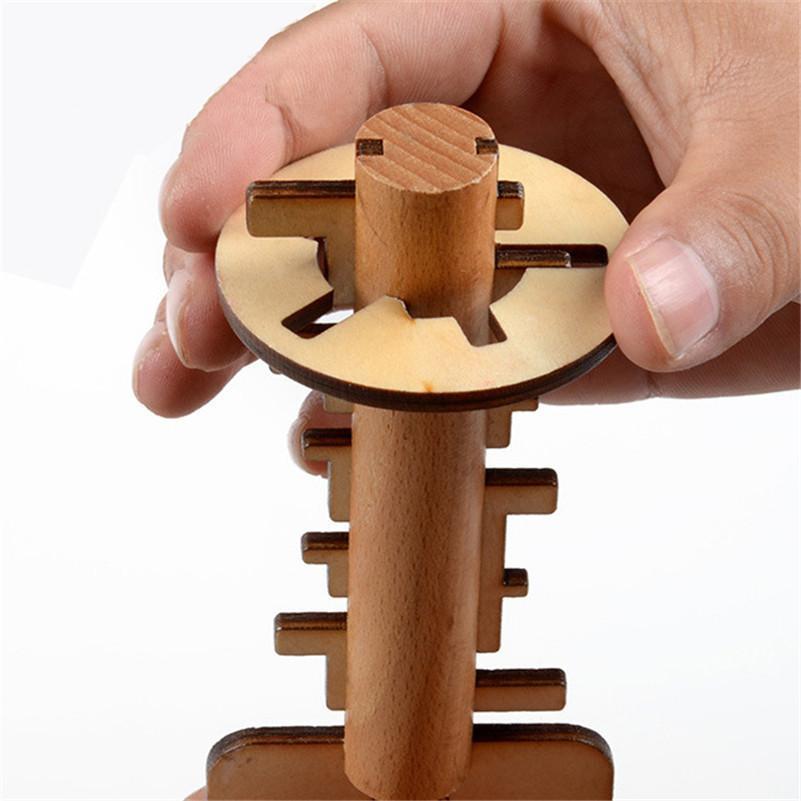 Wooden Brain Teaser Puzzle by Toys Suited