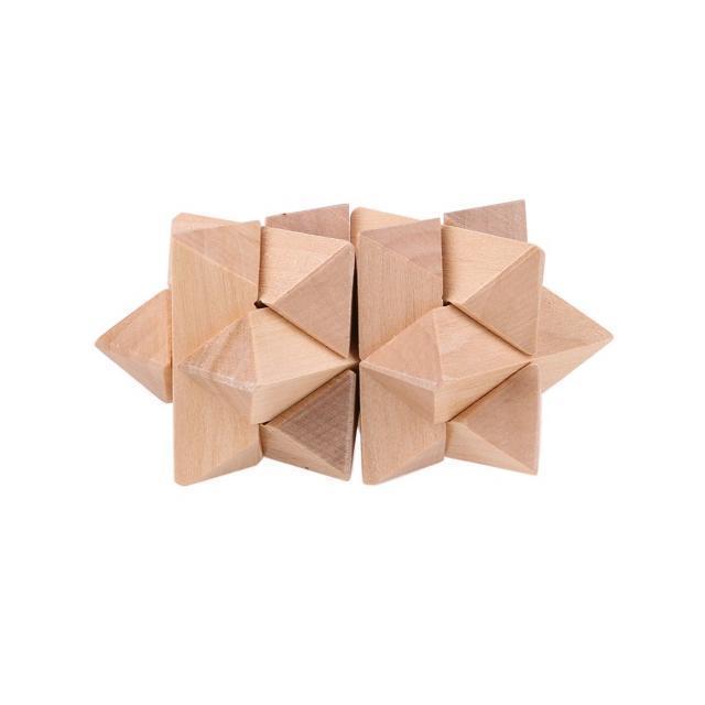 Wooden Star Puzzle-Style 2-by-Toys Suited