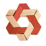 Wooden Star Puzzle-Style 5-by-Toys Suited
